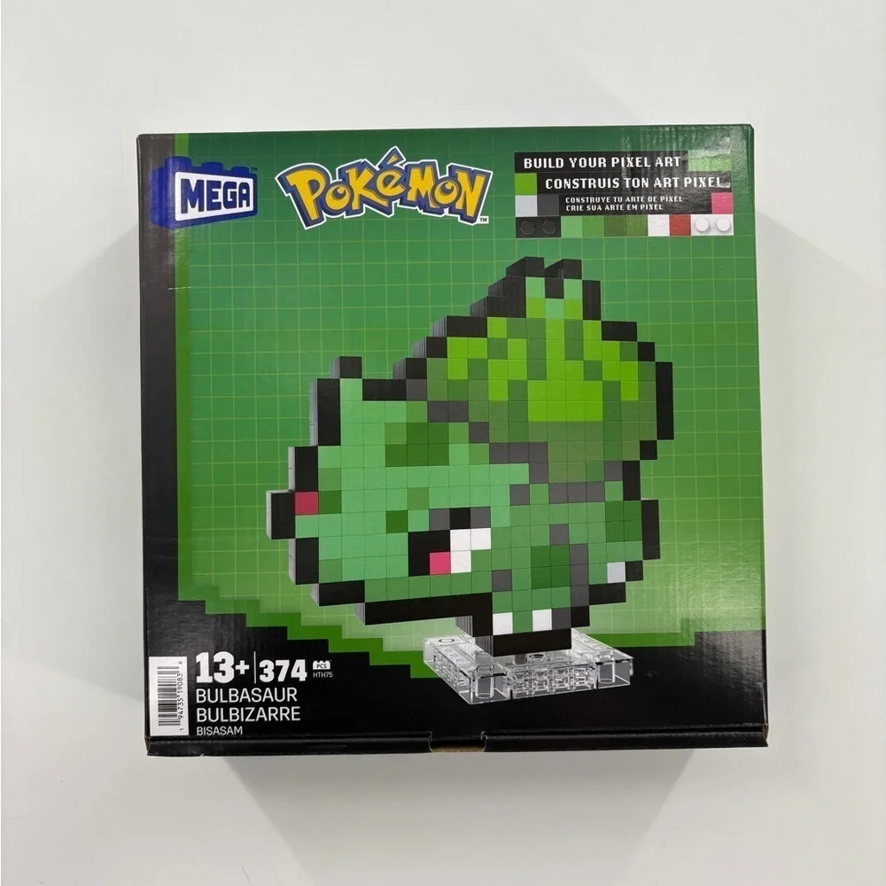 Mega Pokémon Bulbasaur Pixel Art Set